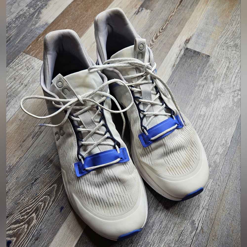 On Running Speedboard Sneakers Blue White Mens Size 11